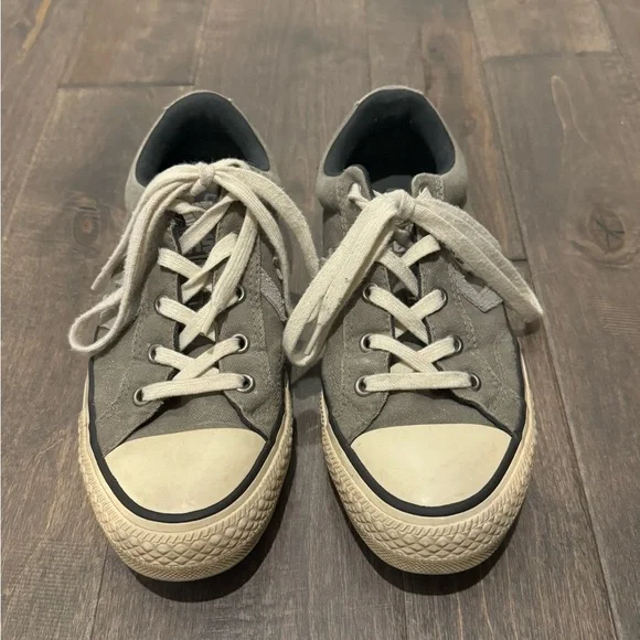 CONVERSE Army Green Canvas Shoes Size 6.5 Womens 4.5 Mens Unisex All Star - Picture 2 of 14